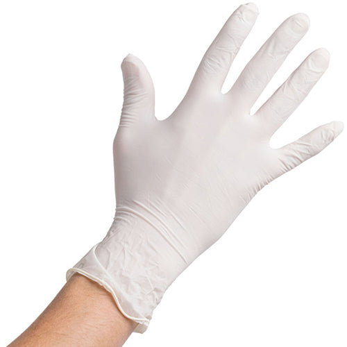 Latex Powdered Disposable Gloves