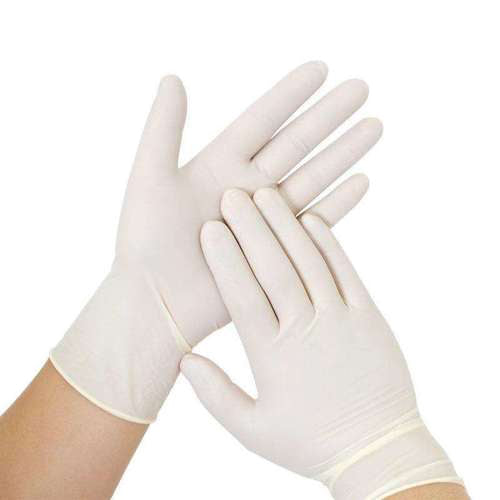 Latex Powdered Disposable Gloves - Pack of 100
