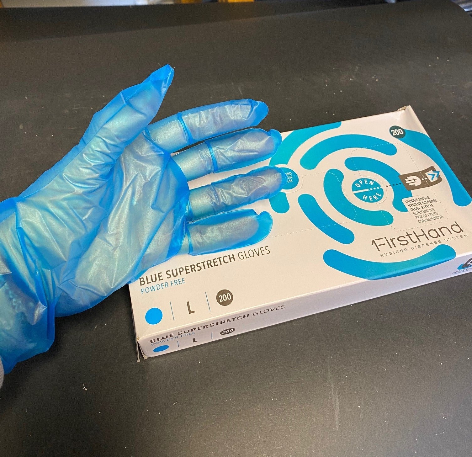 Powder-Free Super stretched Disposable Glove