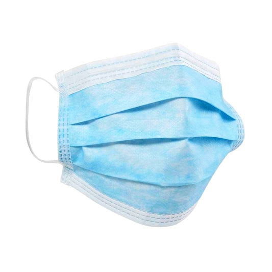 Disposable 3 Ply Face Masks Pack of 50 at PPE Supply Company