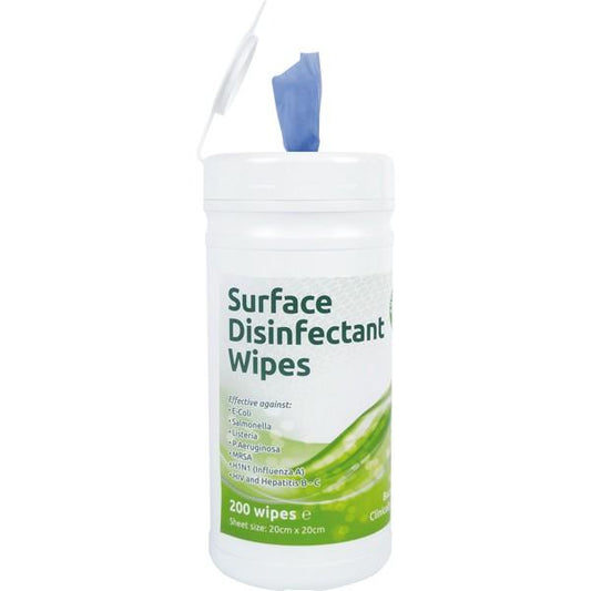 Surface and Equipment Wipes - Tub of 200 at PPE Supply Company